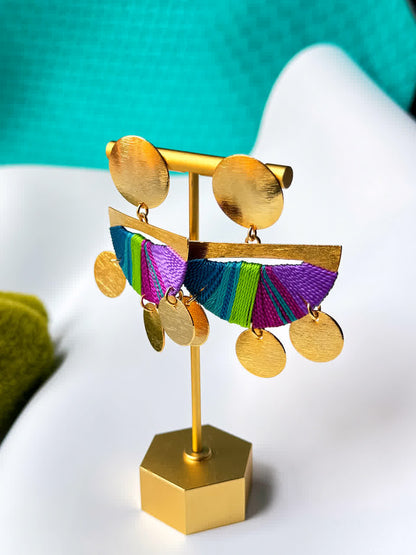 Aretes Caribe Cartagena Pistacho