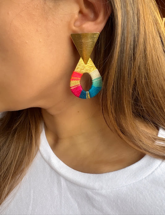 Aretes Dominica Marruecos - Sara´s accesorios