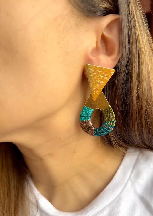 Aretes Dominica Palma de Cera - Sara´s accesorios