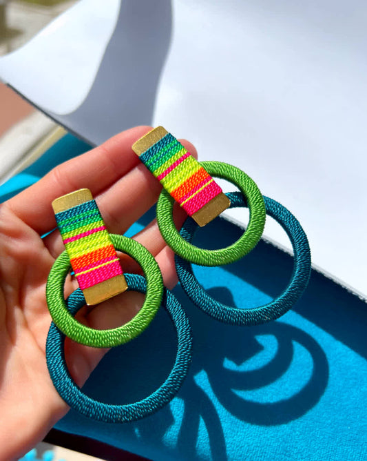 Aretes Constelación Lyra Primavera