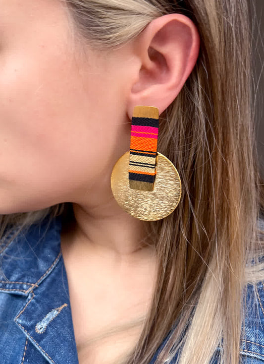 Aretes Amazonia Redondo Macuna Cleopatria