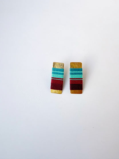 Aretes Praga Maxi Ellen Vino Celeste