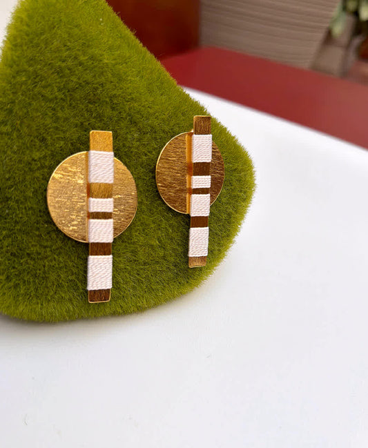 Aretes Caribe Baru White