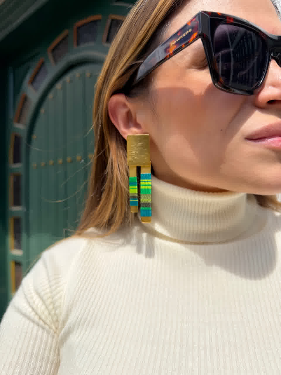 Aretes Amazonia Parana Verdes