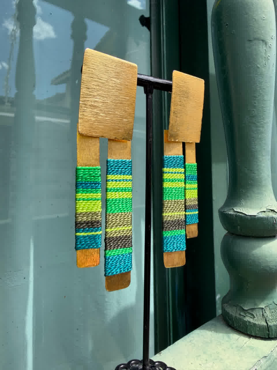 Aretes Amazonia Parana Verdes