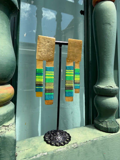 Aretes Amazonia Parana Verdes