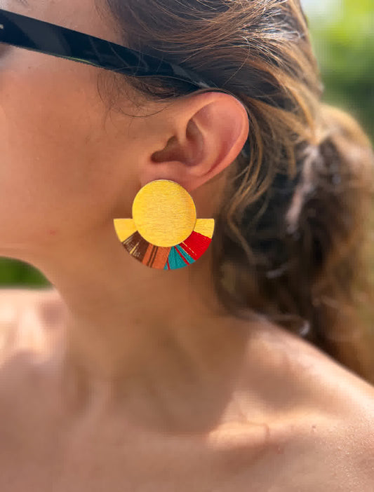 Aretes Caribe Tobago Mokare