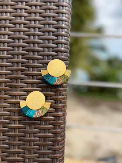 Aretes Caribe Tobago Palma de Cera