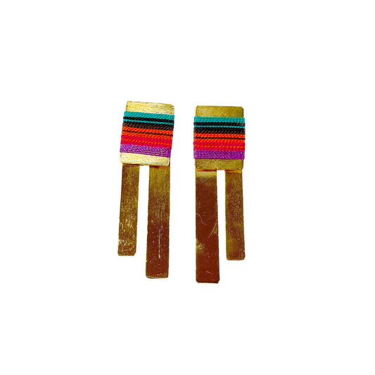 Aretes Amazonia Parana Glam Chocolate - Sara´s accesorios