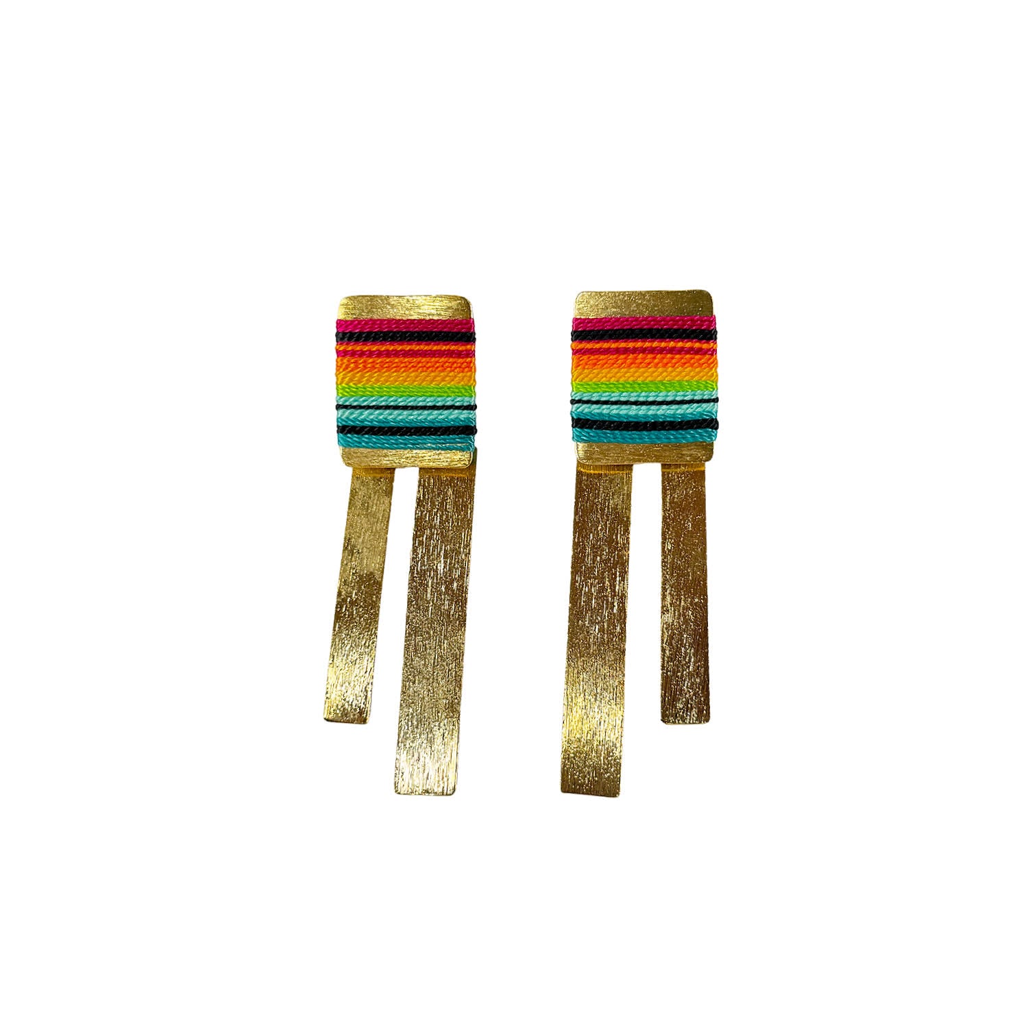 Aretes Amazonia Parana Glam Sara´s - Sara´s accesorios