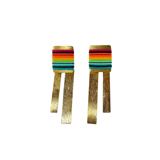 Aretes Amazonia Parana Glam Sara´s - Sara´s accesorios