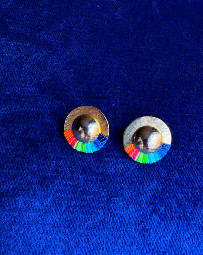 Aretes Topo Amazonia Multicolor