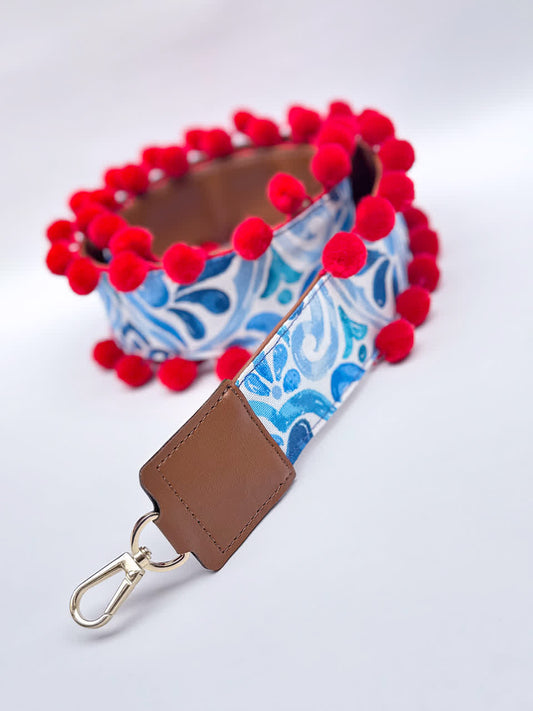 Asa Lona pompón Rojo - Sara´s accesorios