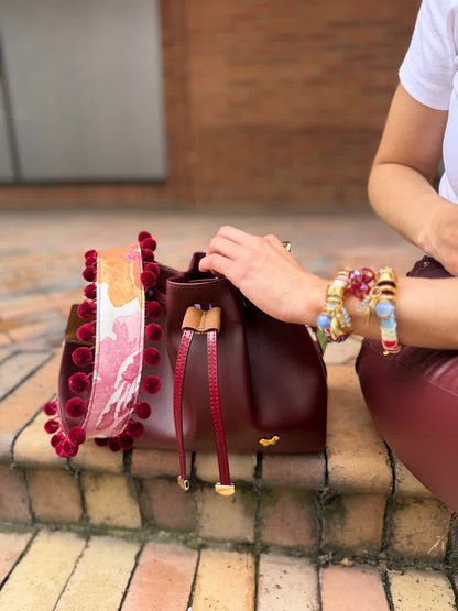 Bolso Mini lucy Vinotinto