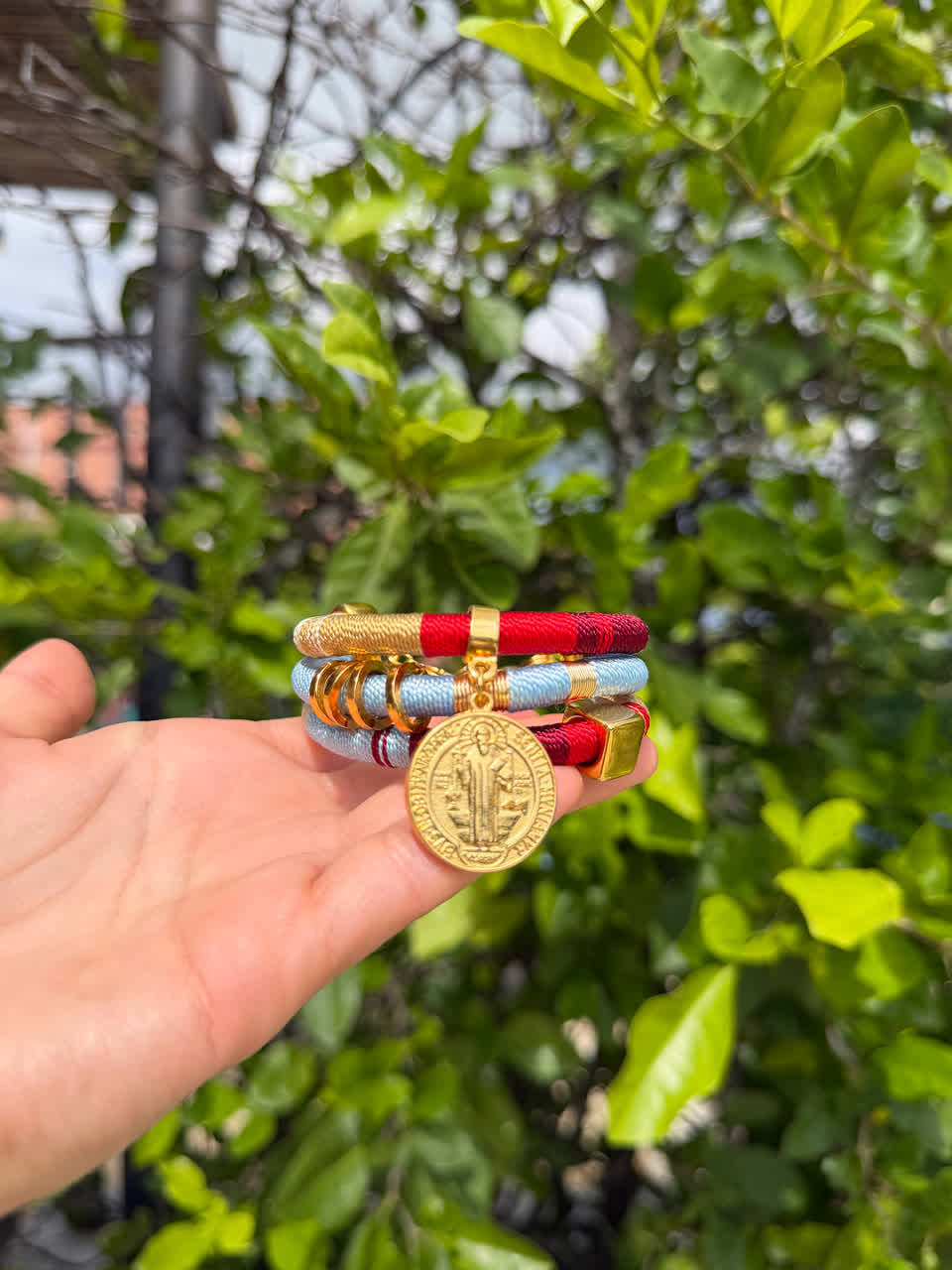 Brazalete Caribe Cascada SB granate