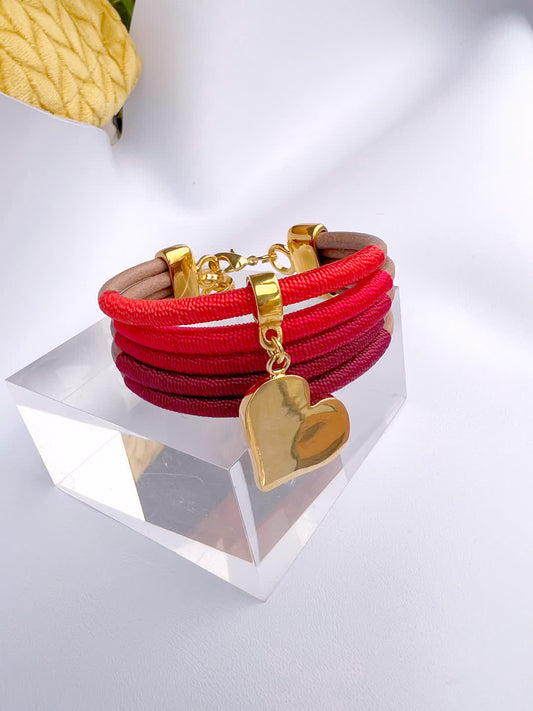 Brazalete Constelacion Hercules Rojos - Sara´s accesorios