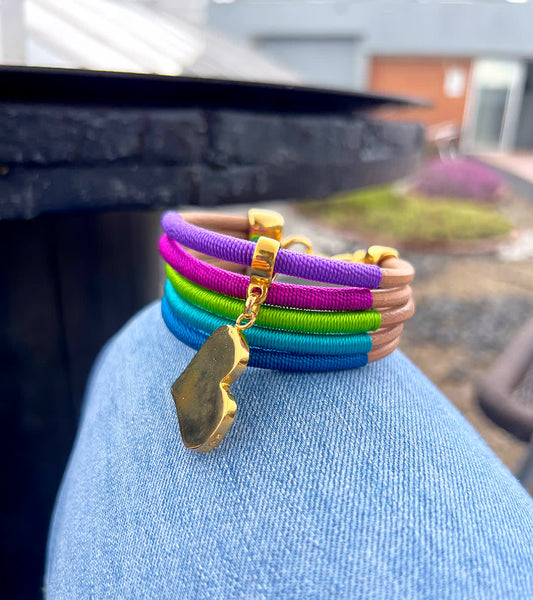 Brazalete Constelacion Hercules Pistacho - Sara´s accesorios