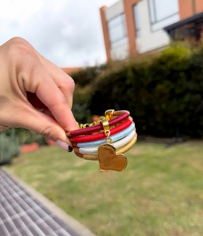 Brazalete Constelacion Hercules Granate