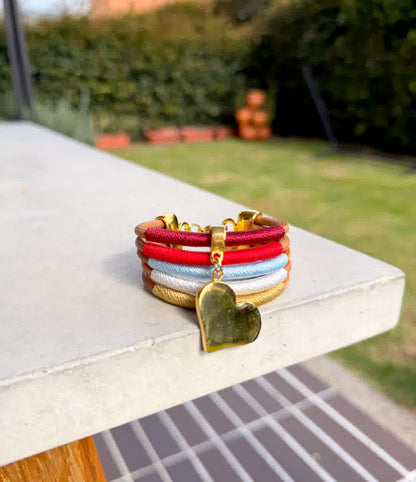 Brazalete Constelacion Hercules Granate