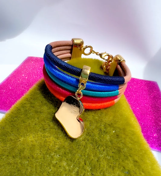 Brazalete Constelacion Hercules Mora Azul - Sara´s accesorios