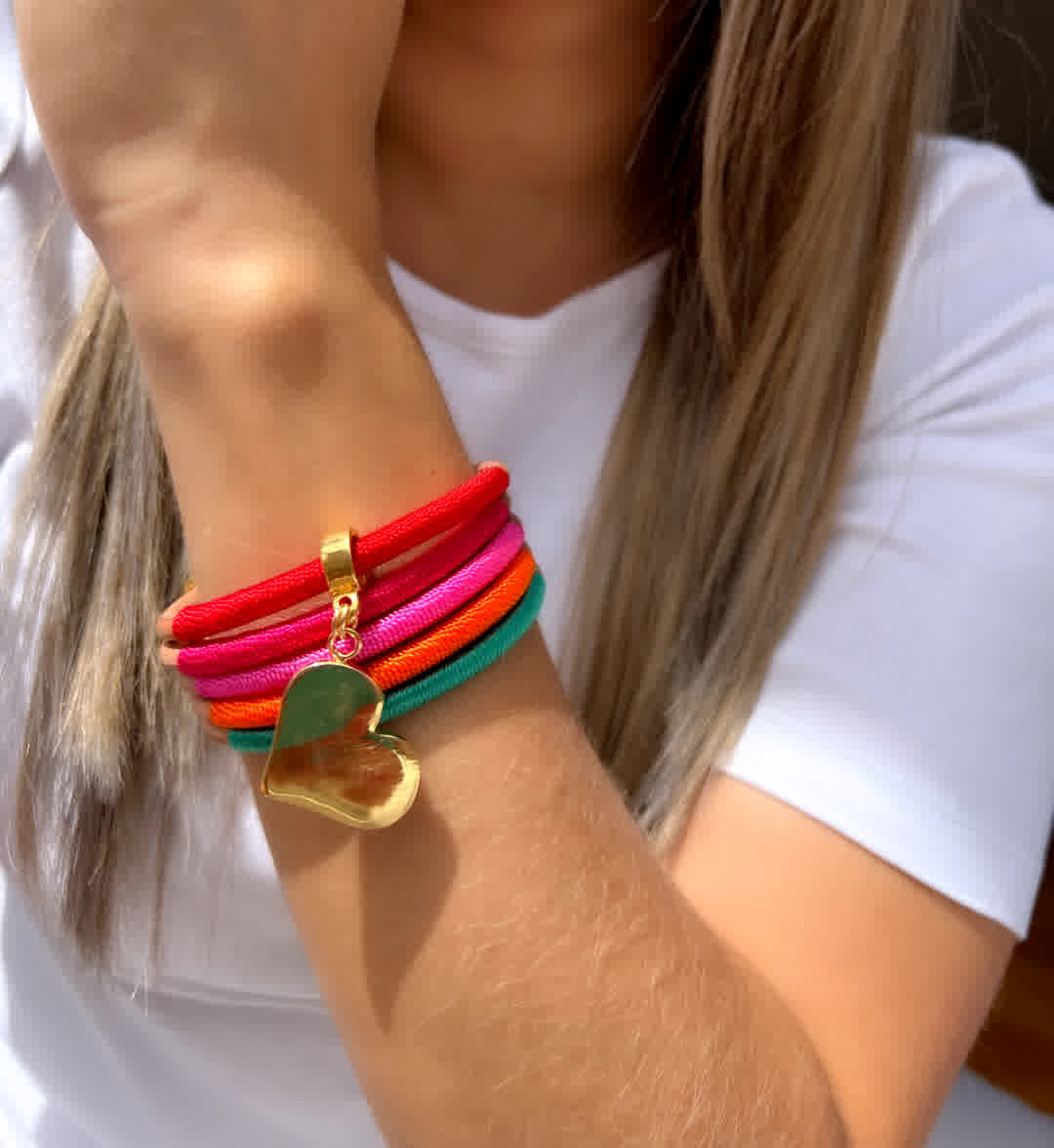 Brazalete Constelacion Hercules Sandia - Sara´s accesorios