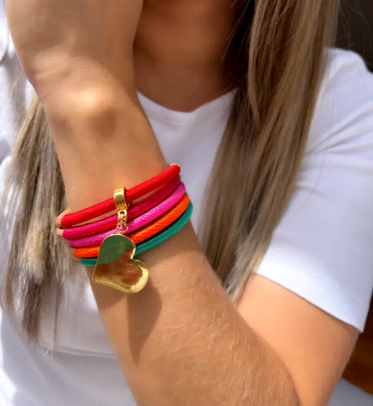 Brazalete Constelacion Hercules Sandia - Sara´s accesorios