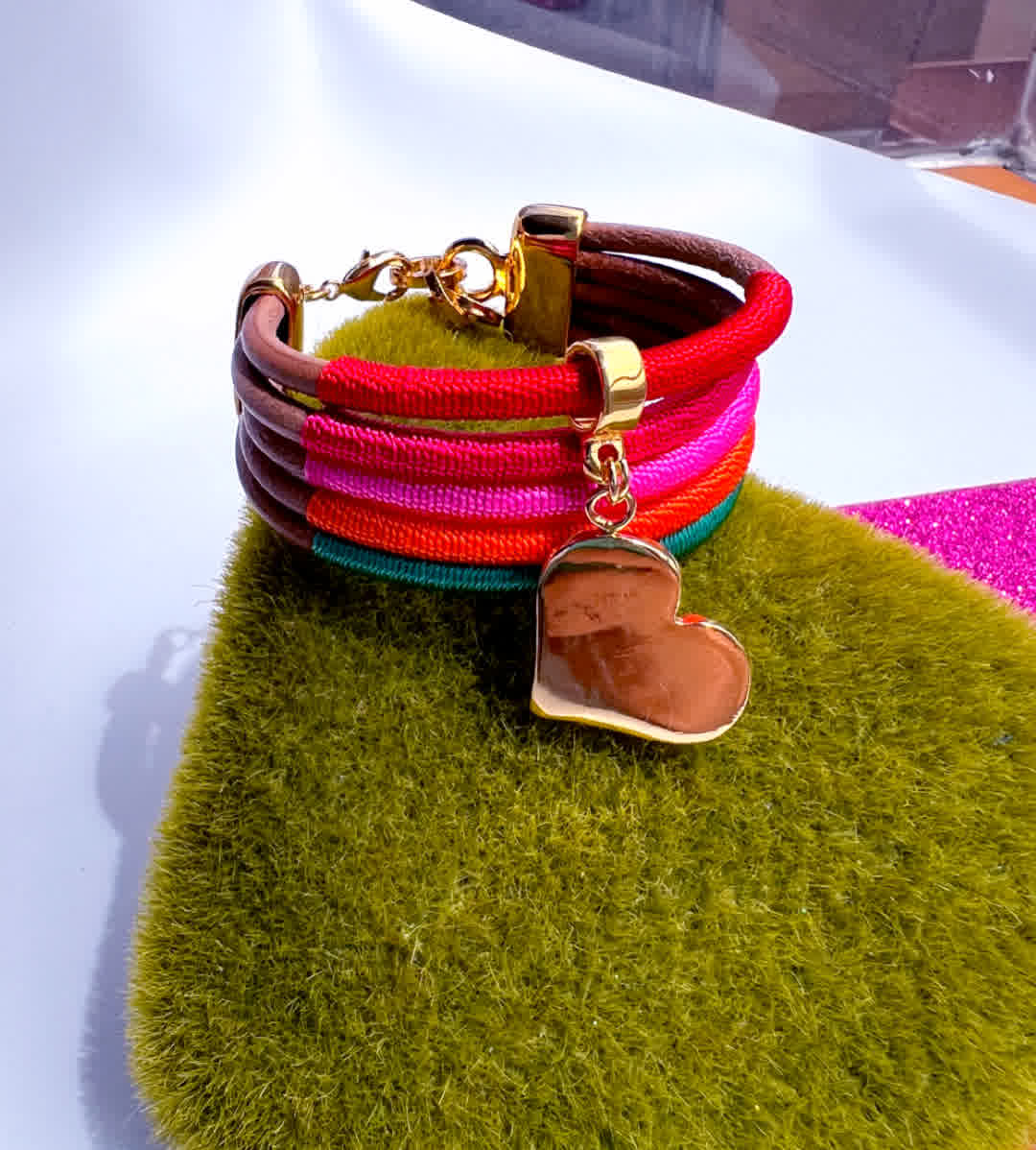 Brazalete Constelacion Hercules Sandia - Sara´s accesorios