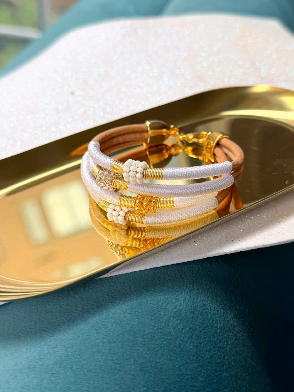 Brazalete Cuba Mini White