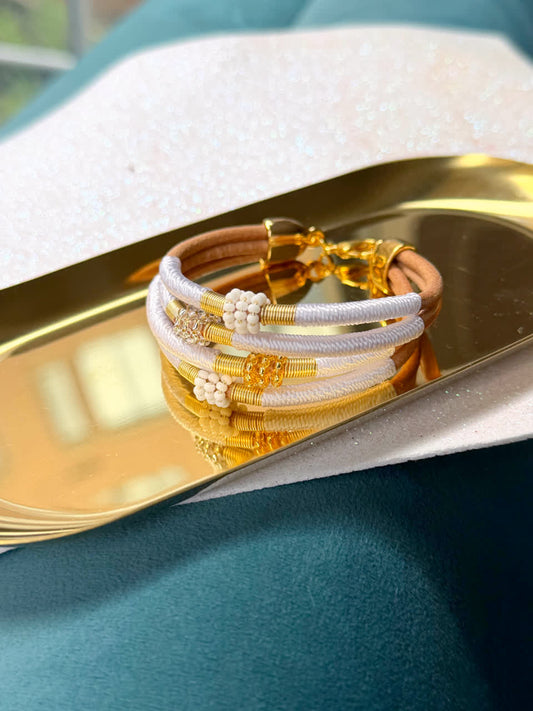 Brazalete Cuba Mini White