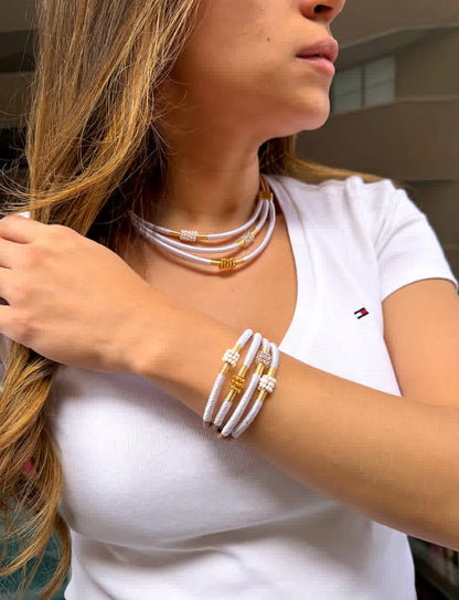 Brazalete Cuba Mini White
