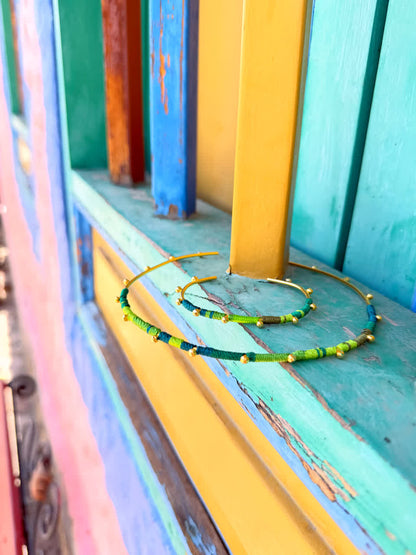 Choker Praga Lia Aro Balines Verdes