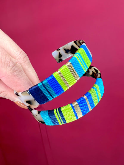 Brazalete Print Verde Primavera