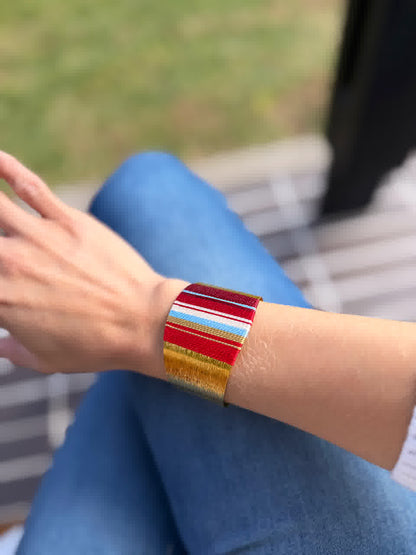 Brazalete Caribe Virginia Granate