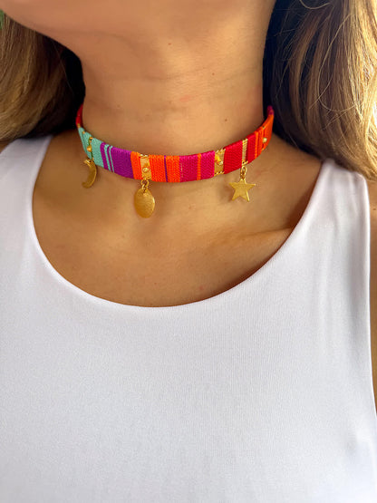 Choker Amazonia Bora  Fresa