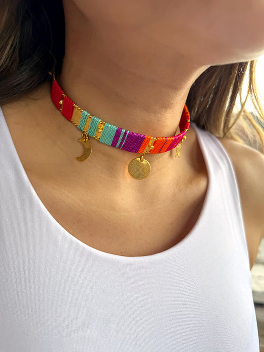 Collar Choker Amazonia Camu Fresa