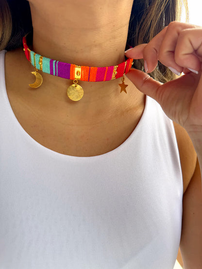 Choker Amazonia Bora  Fresa