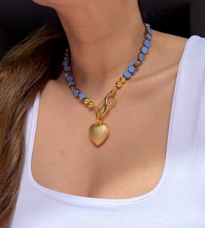 Collar Açai azul hielo