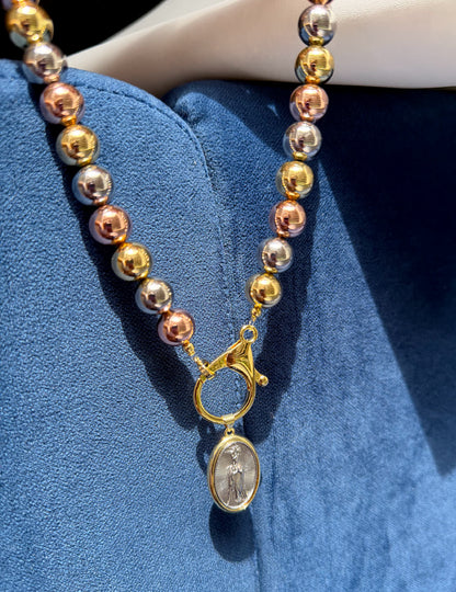 Collar Victoria Arcángel San Miguel- Virgen de Fátima