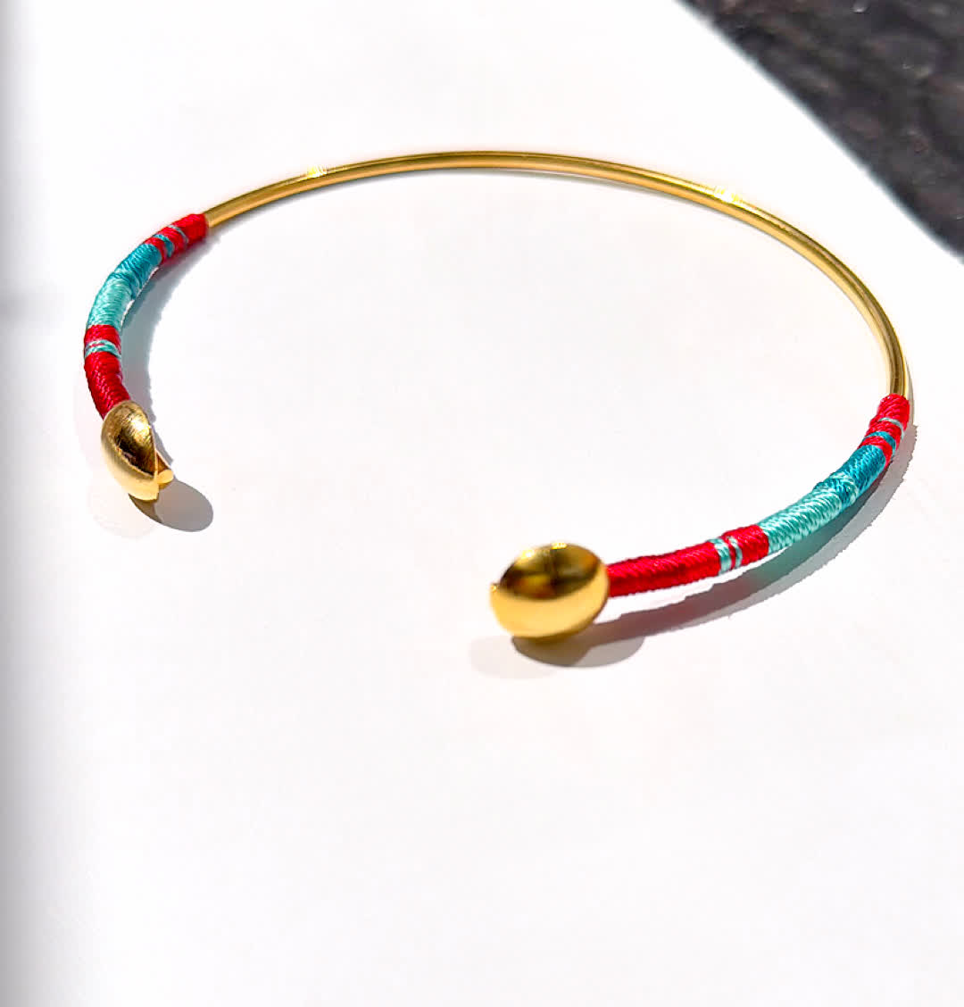 Collar Choker Isla Margarita Rojo Turquesa