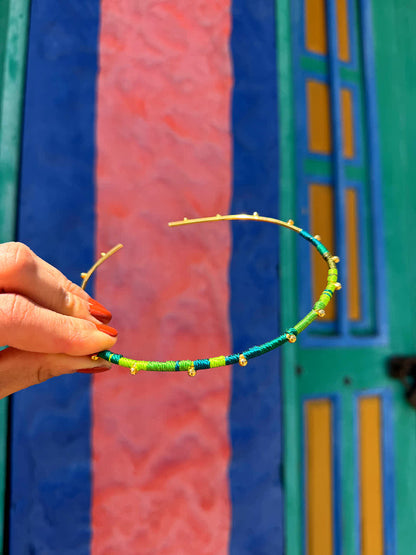 Choker Praga Lia Aro Balines Verdes