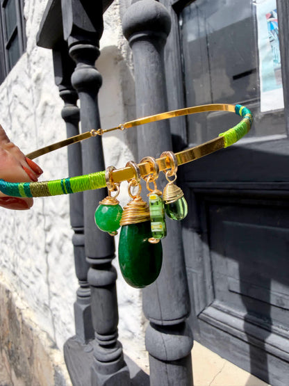 Choker Origen Guatavita Verdes