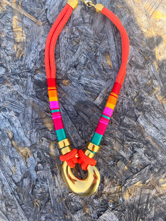 Collar Sparkle Violeta Sandia