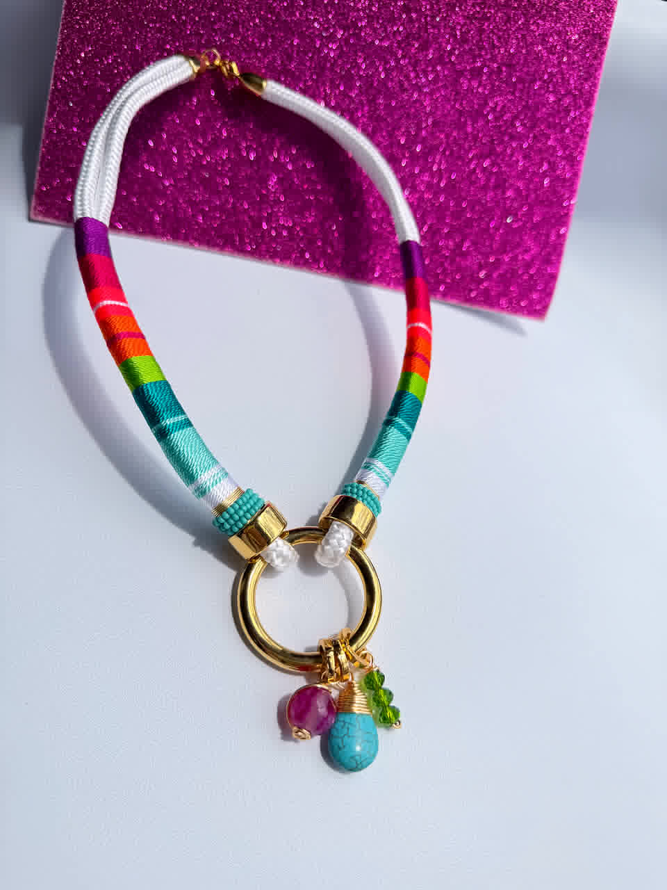 Collar Constelacion Acuarius Candy Pop