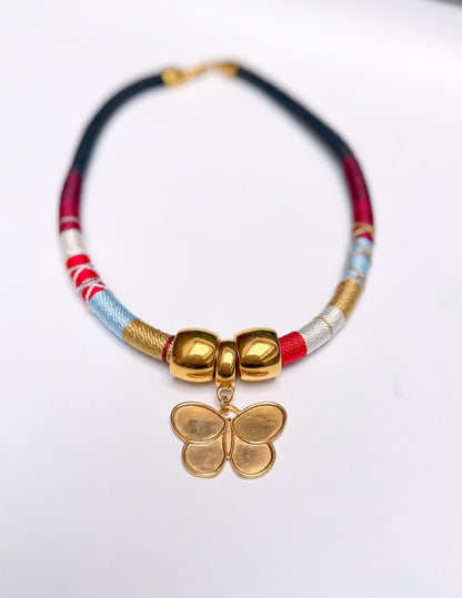 Collar Africa Angola Granate
