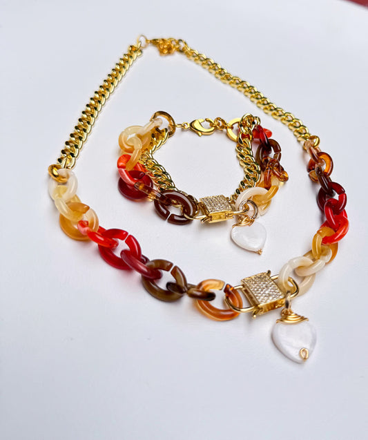 Collar Chain Amunet Arequipe - Sara´s accesorios