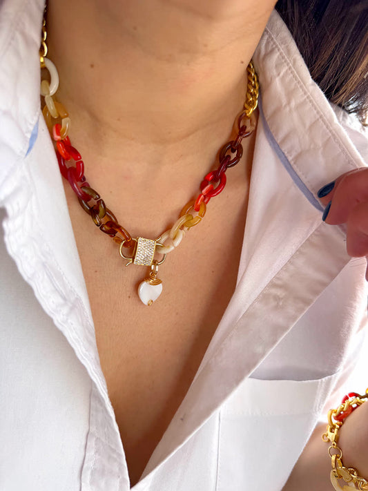 Collar Chain Amunet Arequipe - Sara´s accesorios