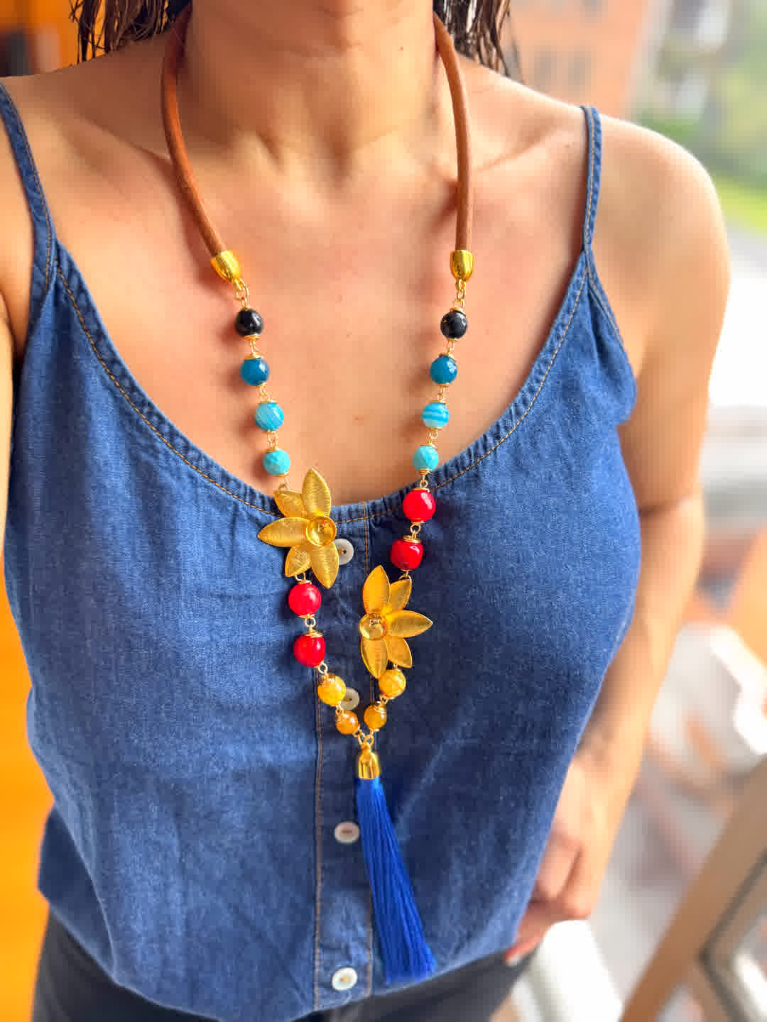 Collar Caño Cristales Colombia - Sara´s accesorios