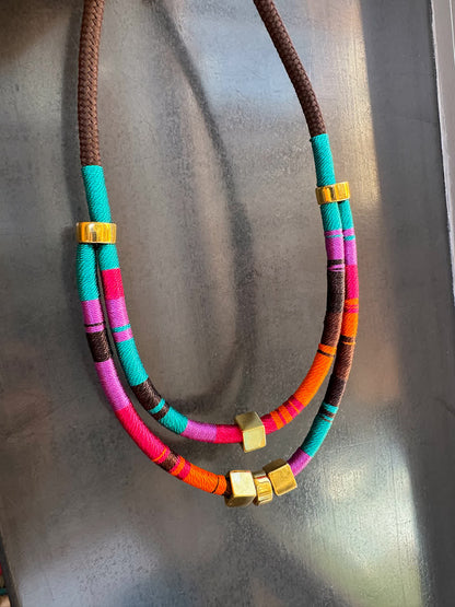 Collar Caribe Ibiza Chocolate