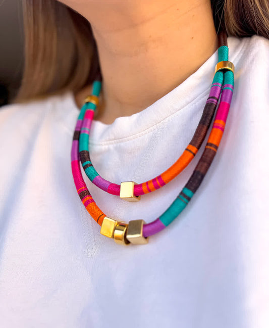 Collar Caribe Ibiza Chocolate