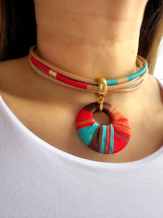 Collar Choker Zipaquira Mokare - Sara´s accesorios